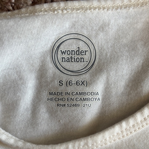 Charming Cream Butterfly Girls Dress - Picture 2 of 3